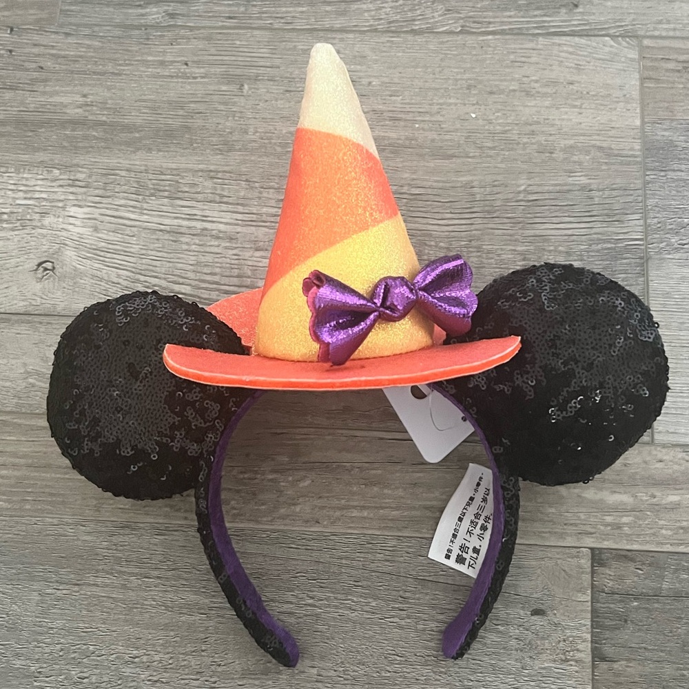 NWT Disney Halloween Minnie Ears